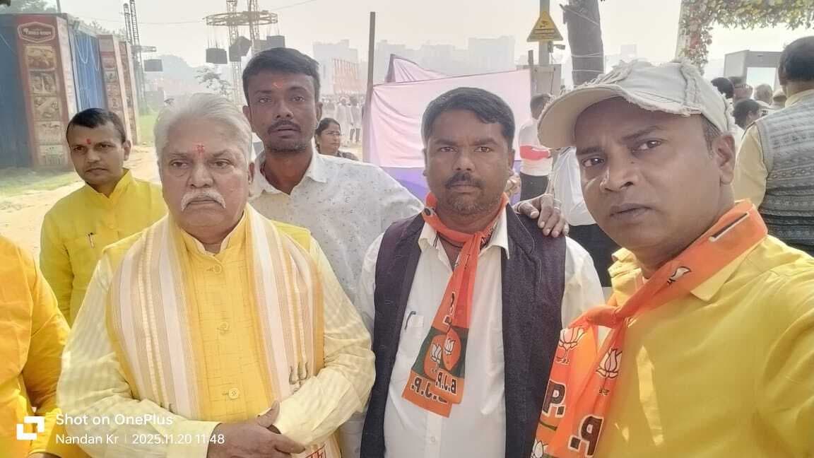 दसवीं बार नीतीश कुमार के मुख्यमंत्री बनने पर एनडीए कार्यकर्ताओं में खुशी का माहौल