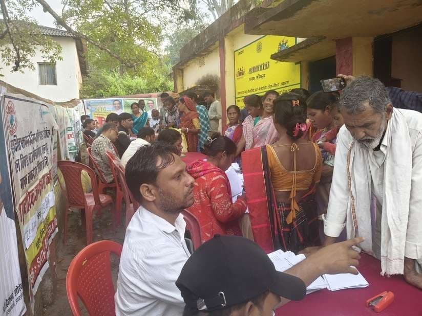 सरकार आपके द्वार कार्यक्रम का बीडीओ ने किया उद्घाटन