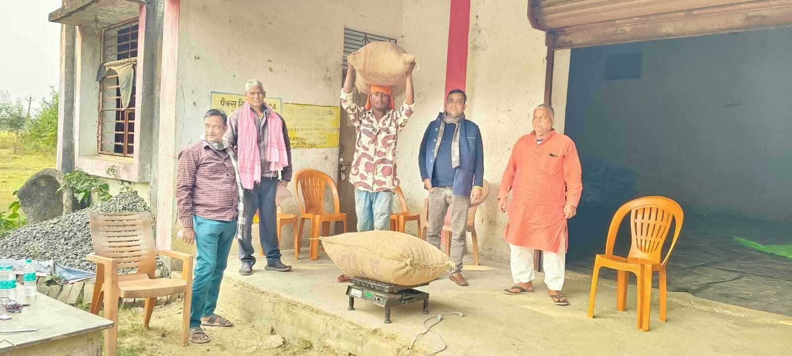 शंभुगंज में धान अधिप्राप्ति शुरू, 91 क्विंटल धान की हुई खरीदारी