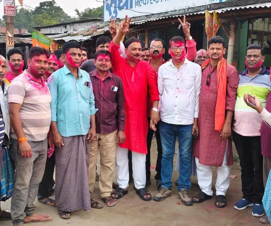 सम्राट चौधरी के उप मुख्यमंत्री व गृह विभाग के मंत्री बनने पर भाजपा ने मनाया जश्न