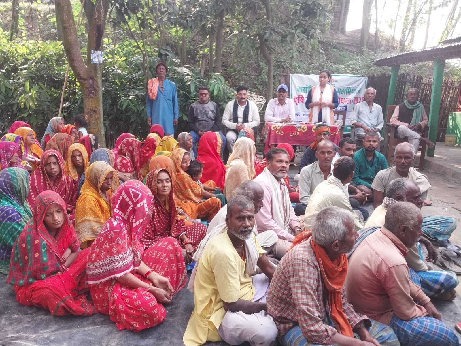 कृषि जन कल्याण चौपाल कार्यक्रम में उन्नत खेती के दिये गये टिप्स