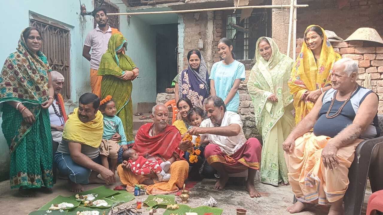 Deoghar News : बाबा बैद्यनाथ पर चढ़ाया गया नया अन्न