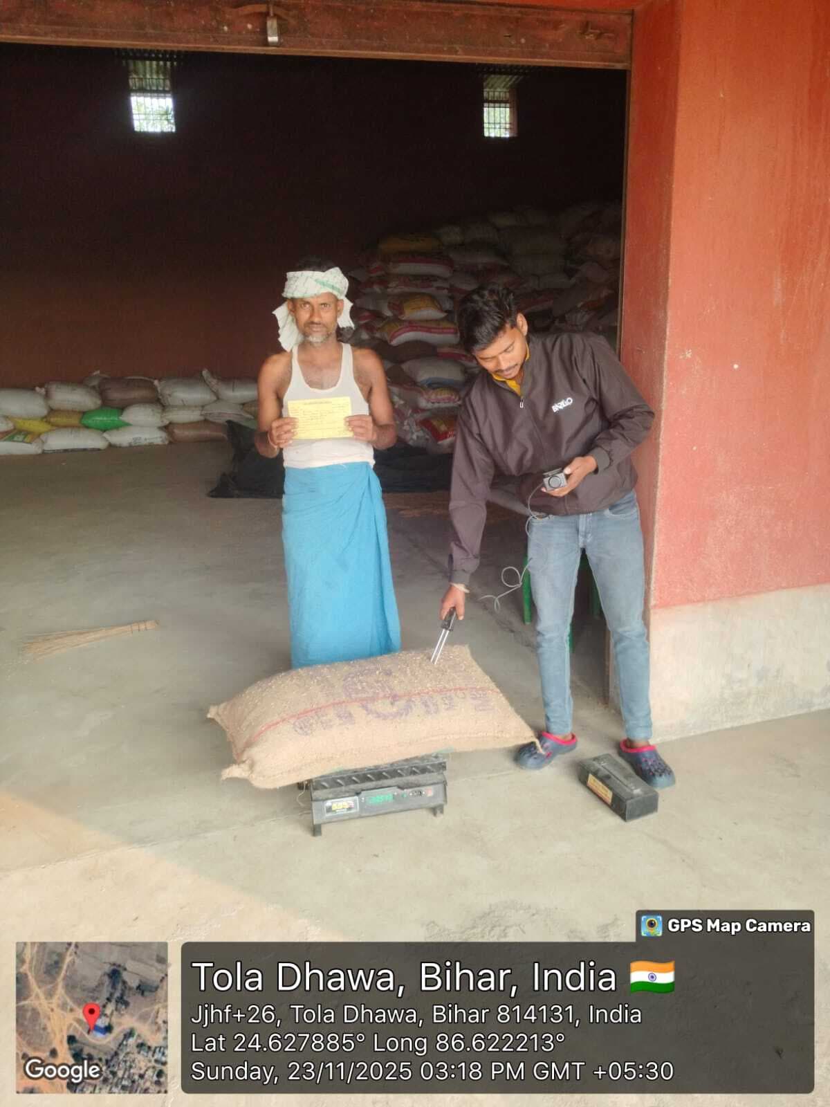 धान खरीद के लिए सभी समितियों को 11-11 लाख की राशि का भुगतान