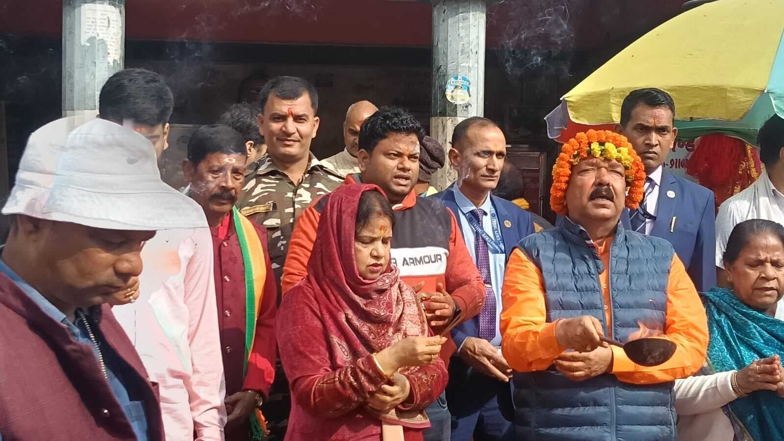 बिहार के उद्योग मंत्री ने की फौजदारीनाथ की पूजा