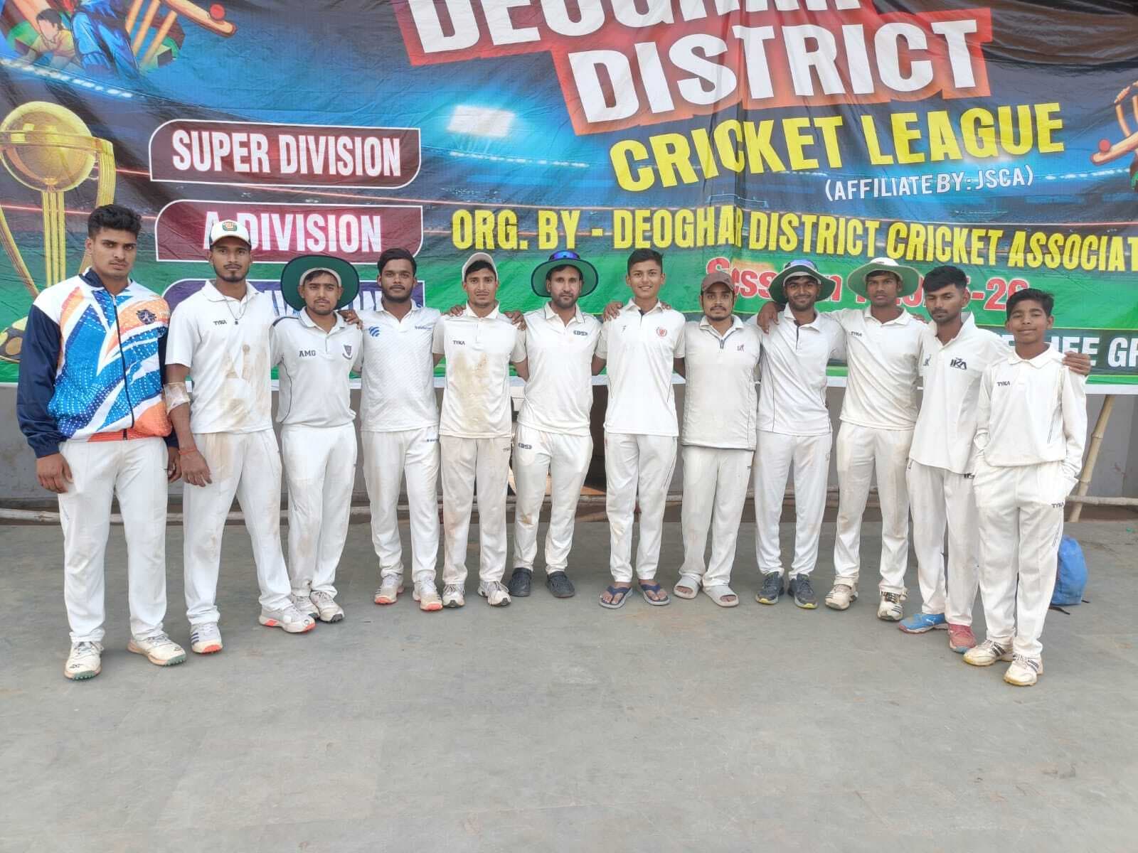 Deoghar news : मां मनसा रेड, कैंब्रिज वन और एमसीए रेड ने बड़े अंतर से जीते मैच