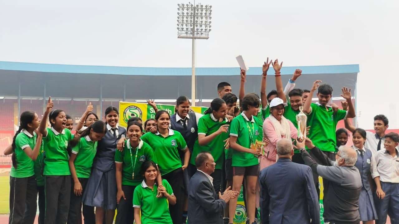 Srinath Public school annual sports day at jrd : पृथ्वी हाउस विजेता व मारुती हाउस बना उपविजेता