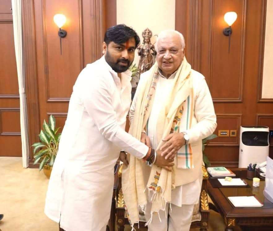 राज्यपाल से मिले परबत्ता विधायक बाब लाल शौर्य