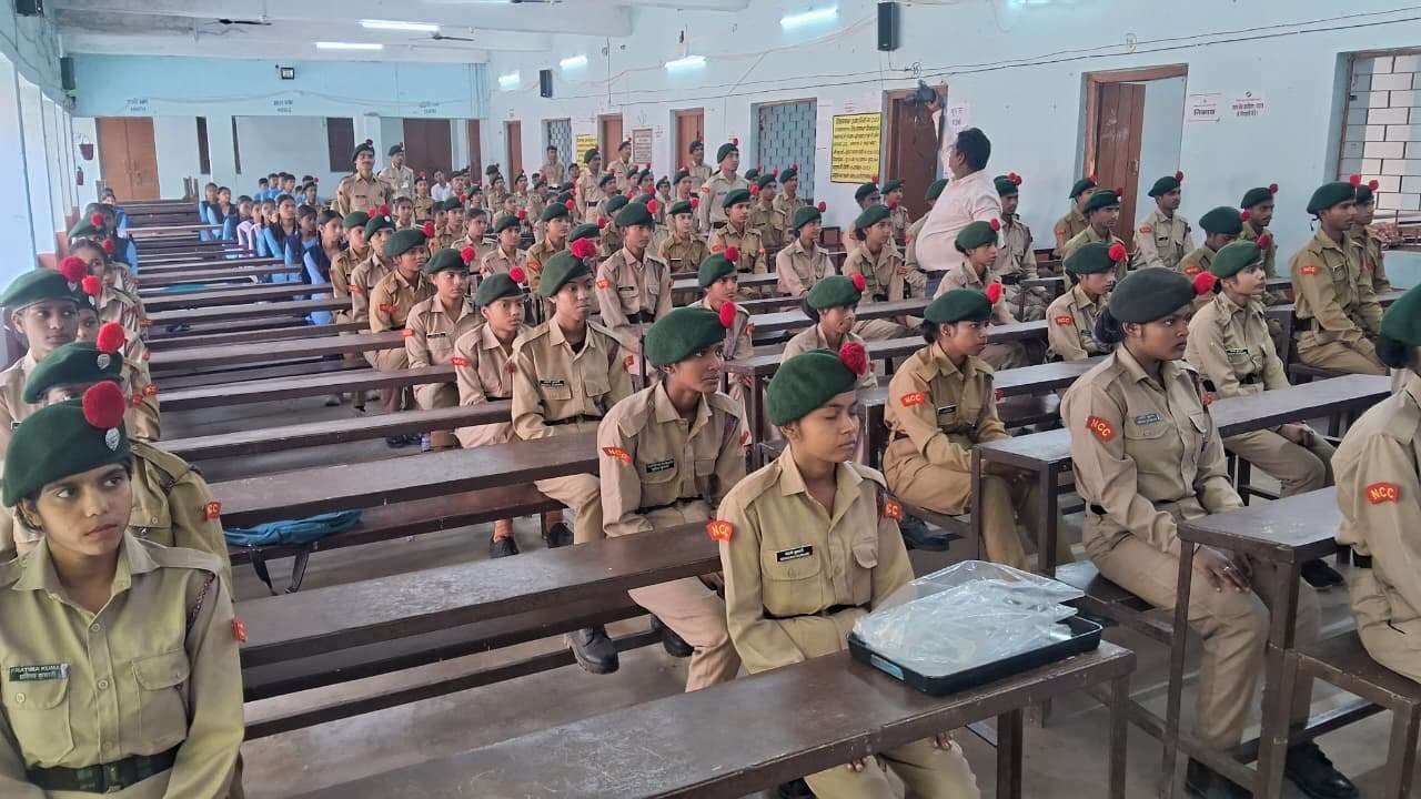 एनसीसी के कर्नल ने लिया जायजा