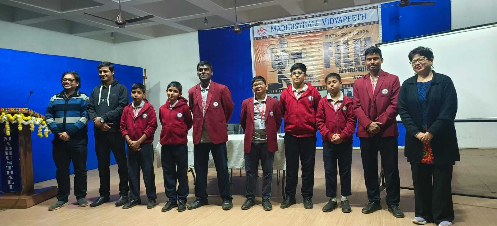 मधुस्थली विद्यापीठ में फिल्म एप्रिसिएशन पर कार्यशाला आयोजित