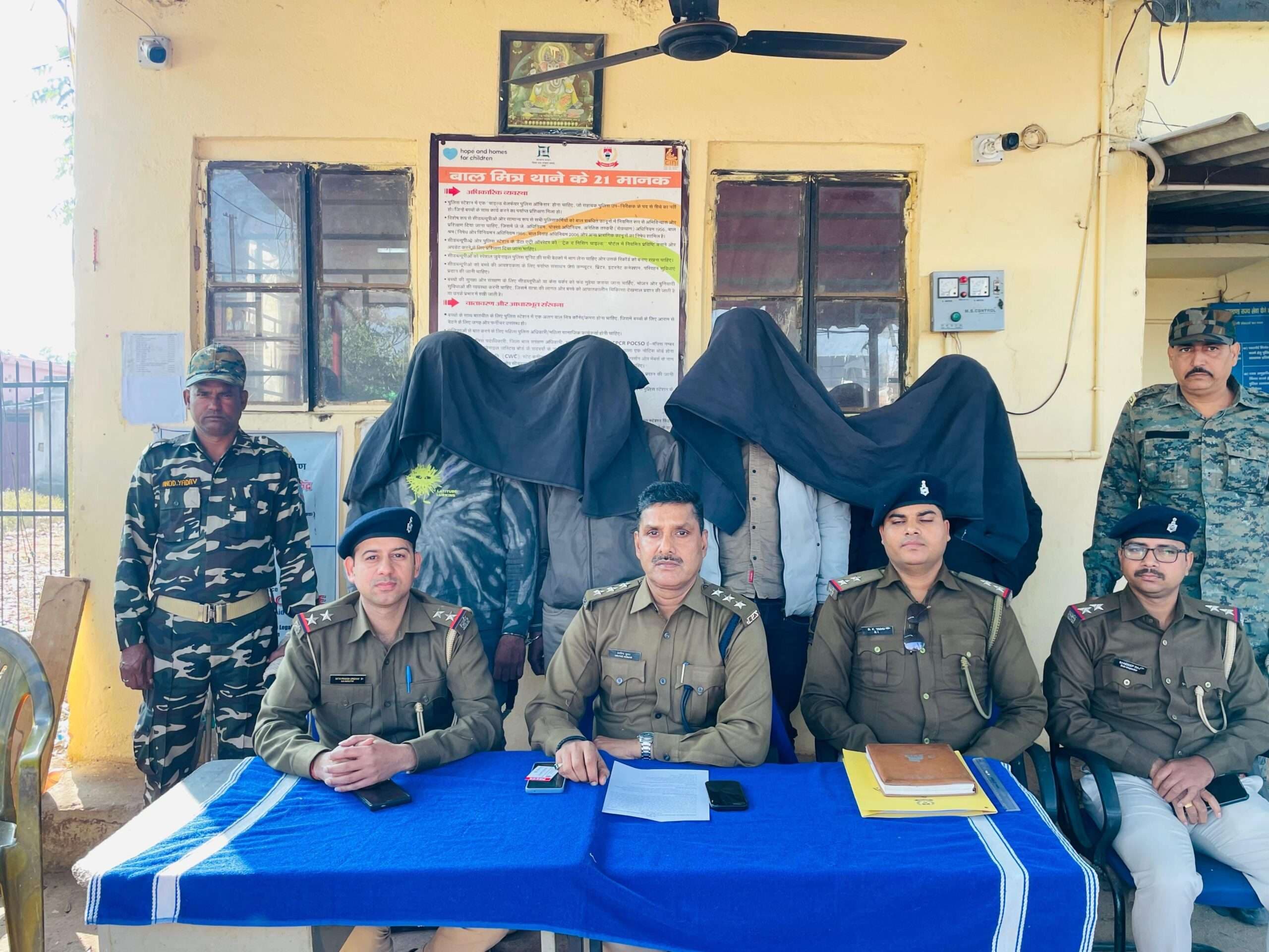 अपहरण के मामले में चार आरोपी गिरफ्तार