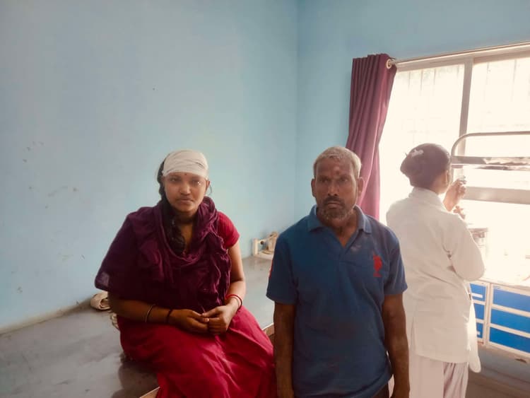 जमीन के विवाद में ससुर व बहू पर दाब-ईंट से जानलेवा हमला, बहू की हालत गंभीर, रेफर