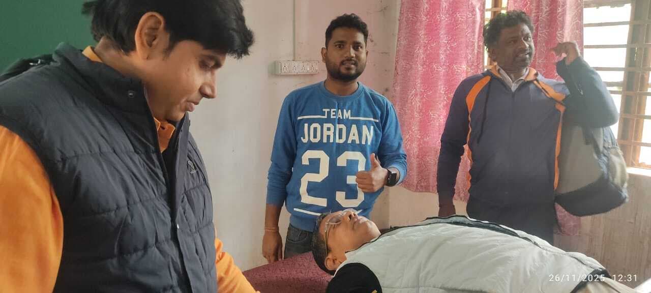 शिविर में पांच यूनिट रक्त किया गया संग्रह