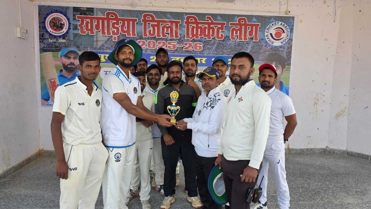वाइसीसी खगड़िया ने डीसीसी गोगरी को हराया