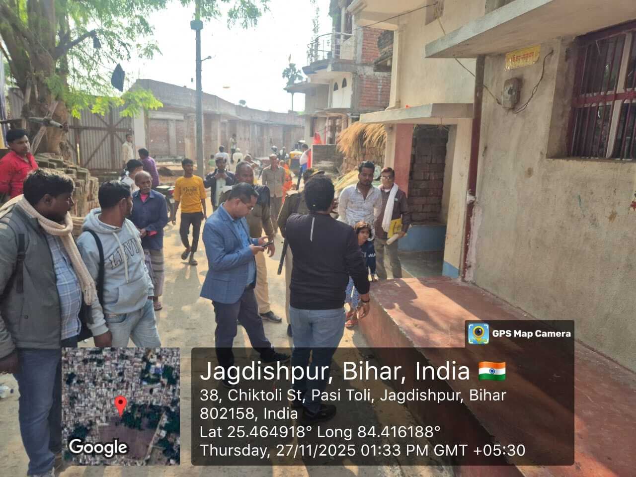 अतिक्रमण-उन्मूलन अभियान चलाया गया