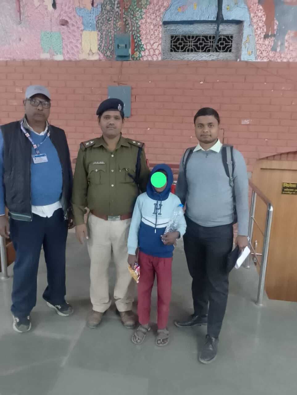 Samastipur News:आसनसोल से भटका हुआ बच्चा समस्तीपुर जंक्शन से बरामद