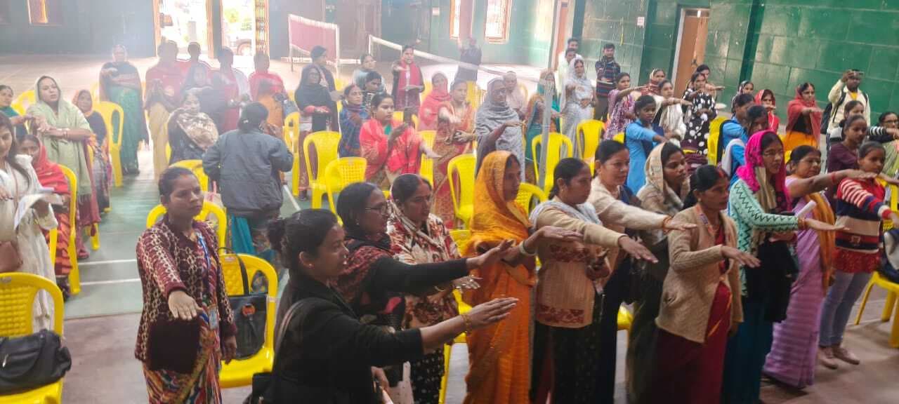 महिलाओं व आमजनों ने लिया बाल विवाह रोकने का संकल्प