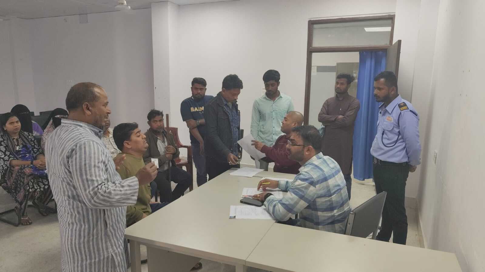 शिविर में छह दिव्यांगों की हुई जांच