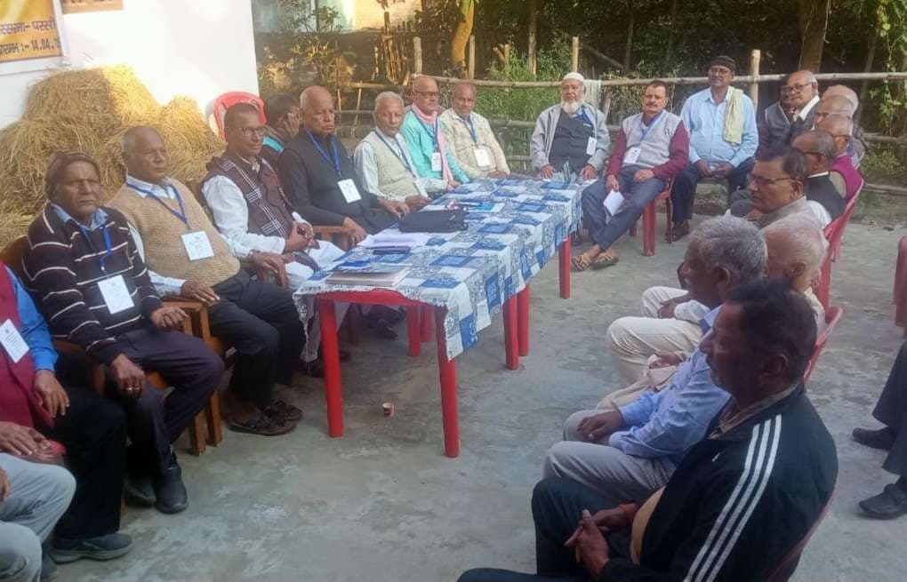 सुरेश्वर सिंह फिर बने पेंशनर समाज के सभापति