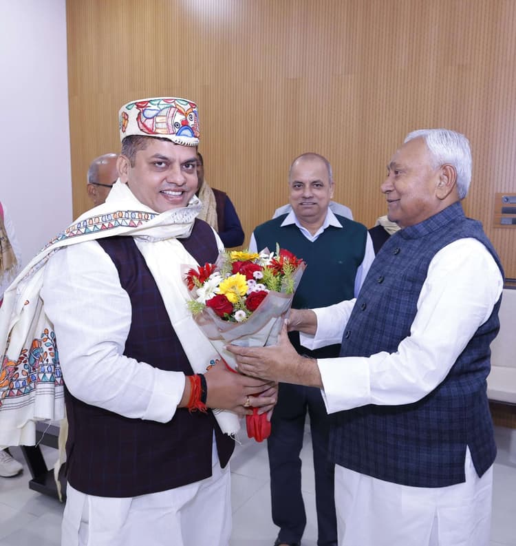 Madhubani News : जदयू के प्रदेश महासचिव ने सीएम से की मुलाकात