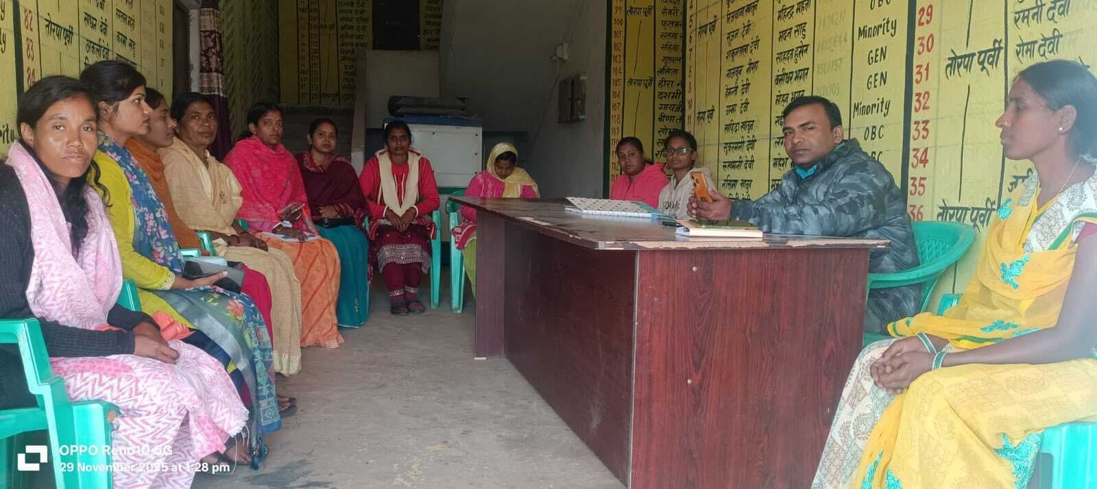 पीरियड पाठशाला और पंचायत महिला मित्र प्रशिक्षण का आयोजन