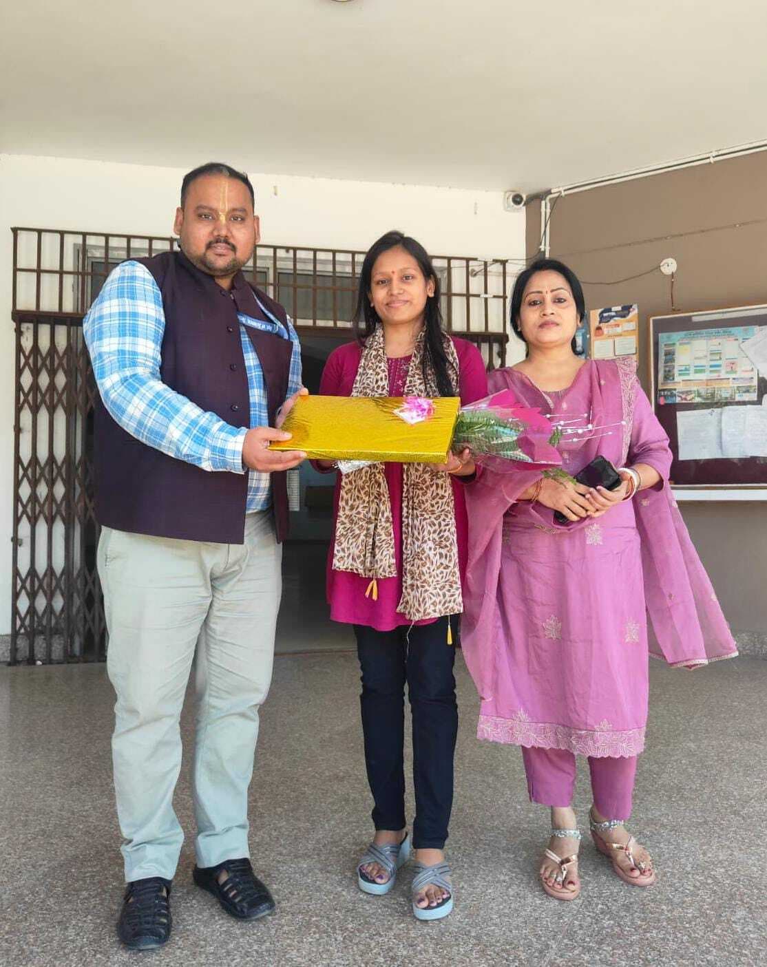 पॉलिटेक्निक छात्रा का पीजीसीआइएल में चयन