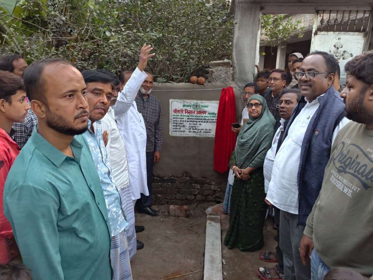 कांकजोल में विधायक ने किया पीसीसी सड़क का शिलान्यास