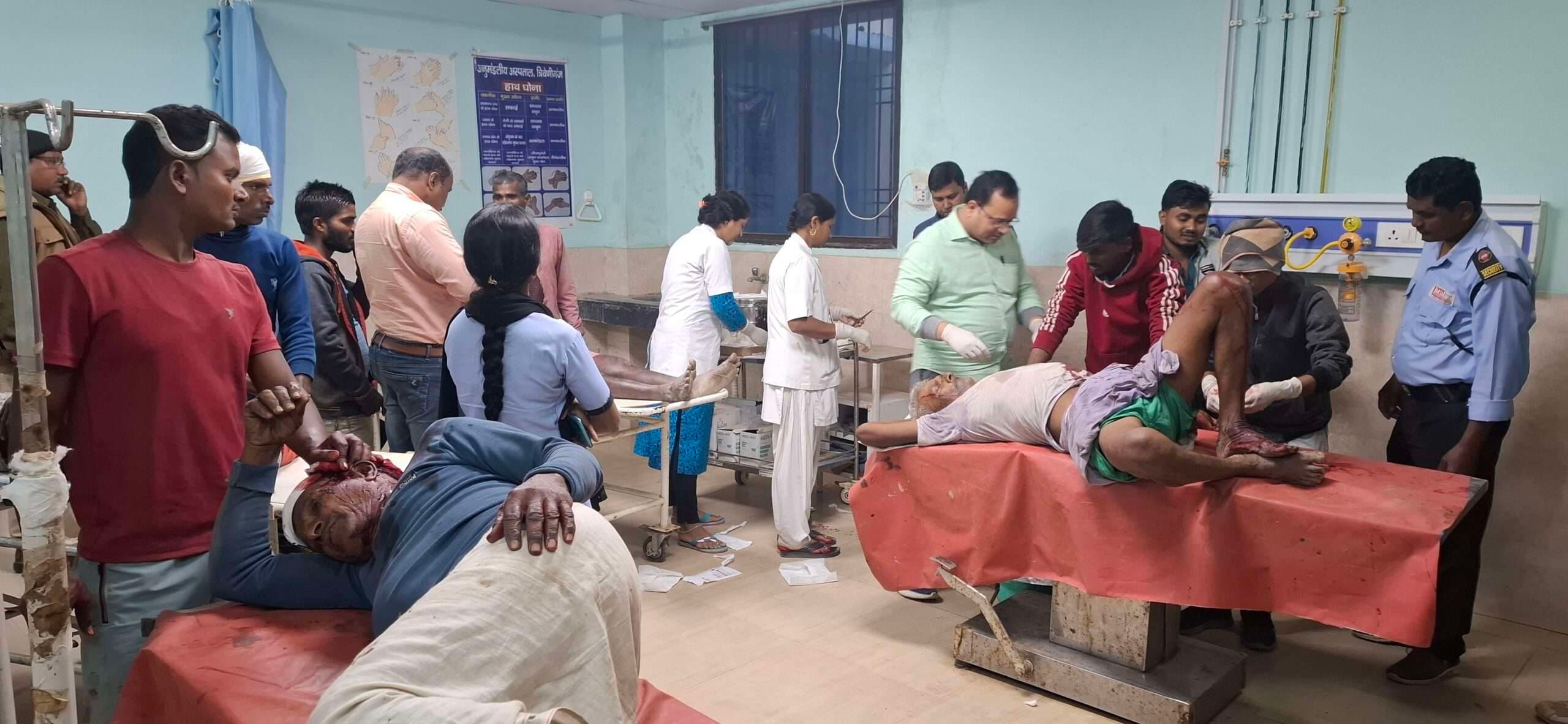 जमीन विवाद में मारपीट, सात लोग घायल