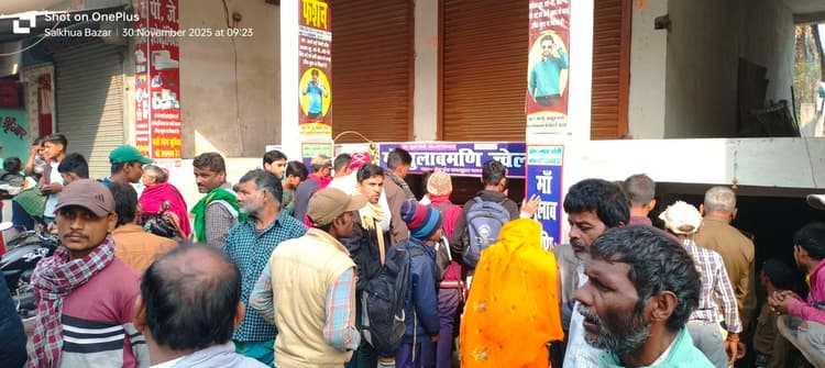 सलखुआ बाजार में ज्वैलरी दुकान में सेंधमारी, सोना-चांदी के जेवरात गायब