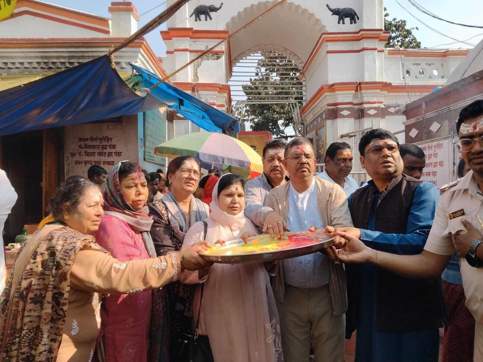 जीएसटी डीजी ने की फौजदारीनाथ की पूजा-अर्चना