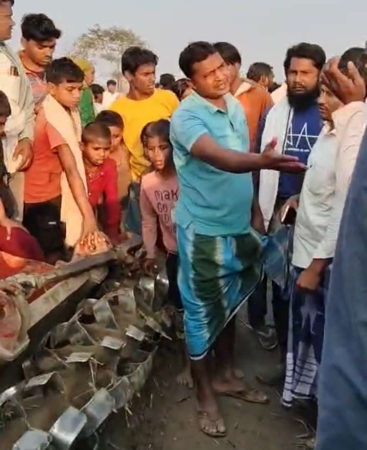 खेत जोतने के दौरान ट्रैक्टर के रोटावेटर से कुचलकर युवक की मौत