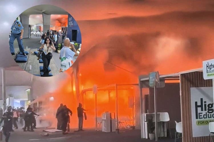 ब्राजील में COP 30 क्लाइमेट समिट के दौरान लगी भीषण आग, जान बचाकर भागे हजारों लोग
