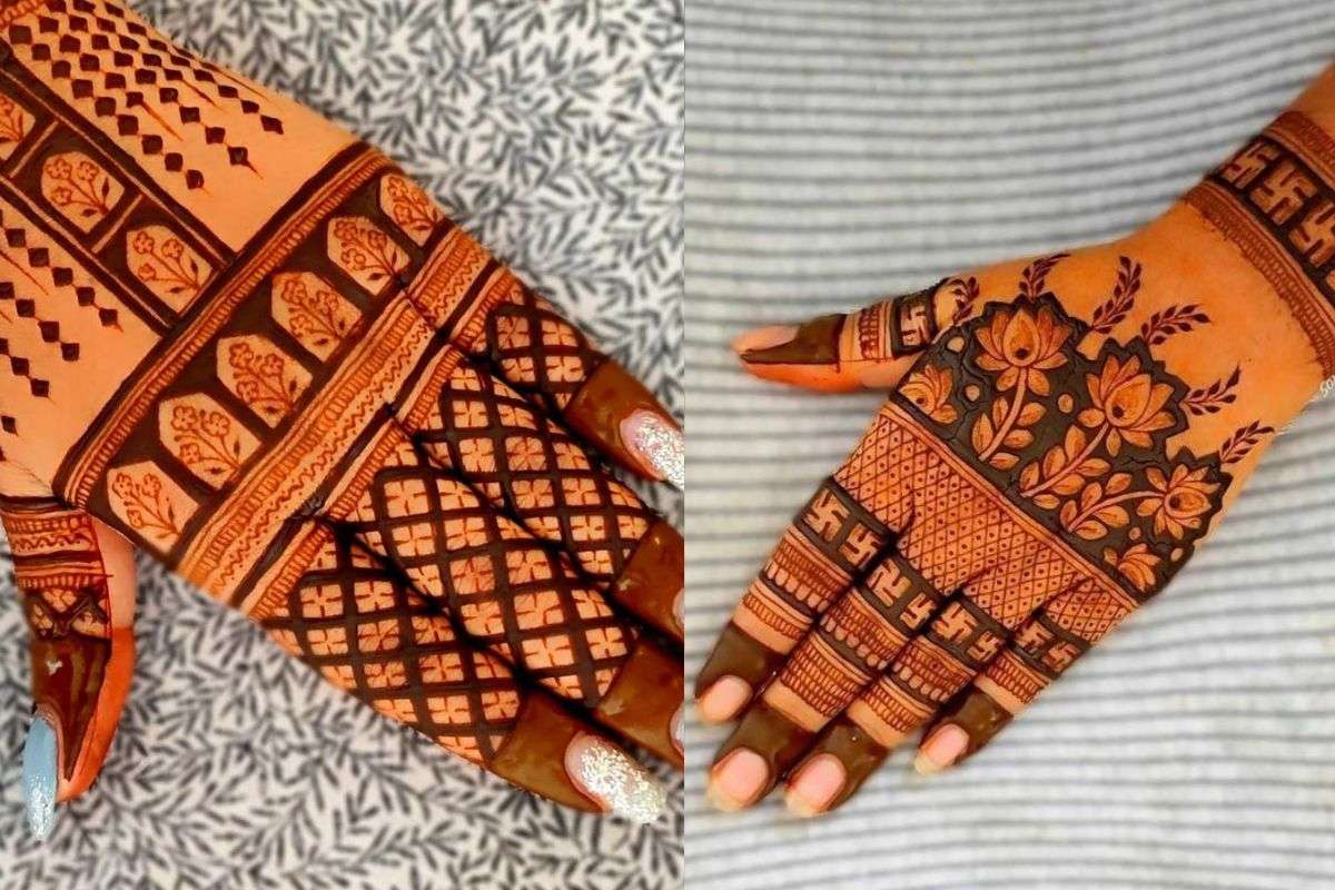 finger mehndi design