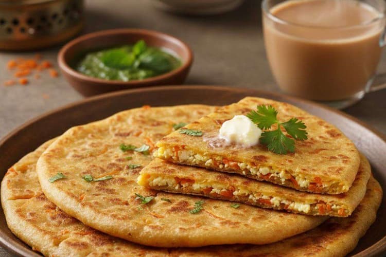 Winter Special Gajar-Paneer Paratha: ठंड के मौसम में सुबह नाश्ते में तैयार करें गरमा-गरम गाजर-पनीर का पराठा, जानें आसान रेसिपी