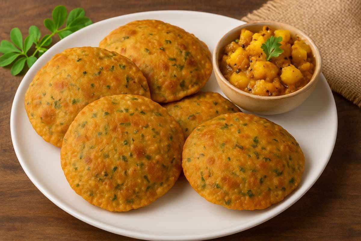 Methi Chana Dal Puri Recipe: गर्मागर्म मेथी चना दाल पूरी के साथ ब्रेकफास्ट को बनाएं दोगुना मजेदार, एक बार खाएंगे तो बार-बार बनाएंगे