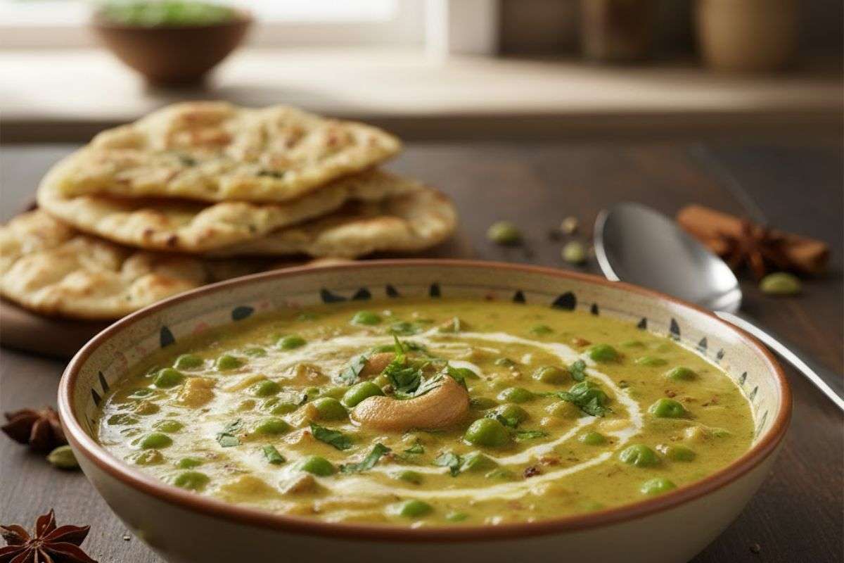 methi matar malai