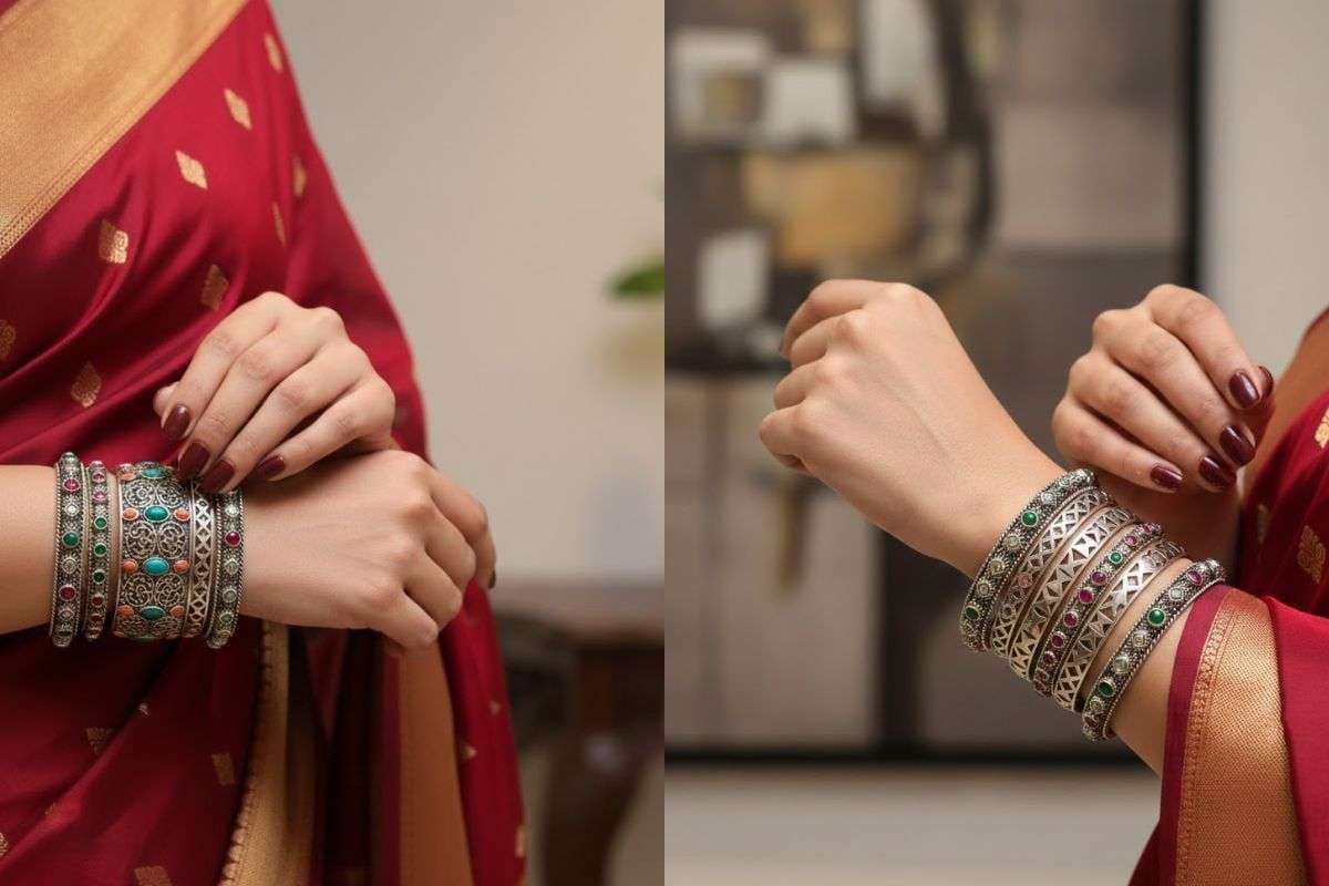 oxidized bangle