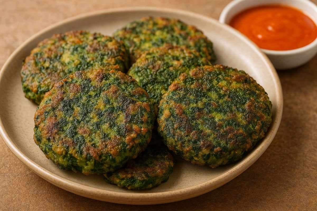 palak tikki