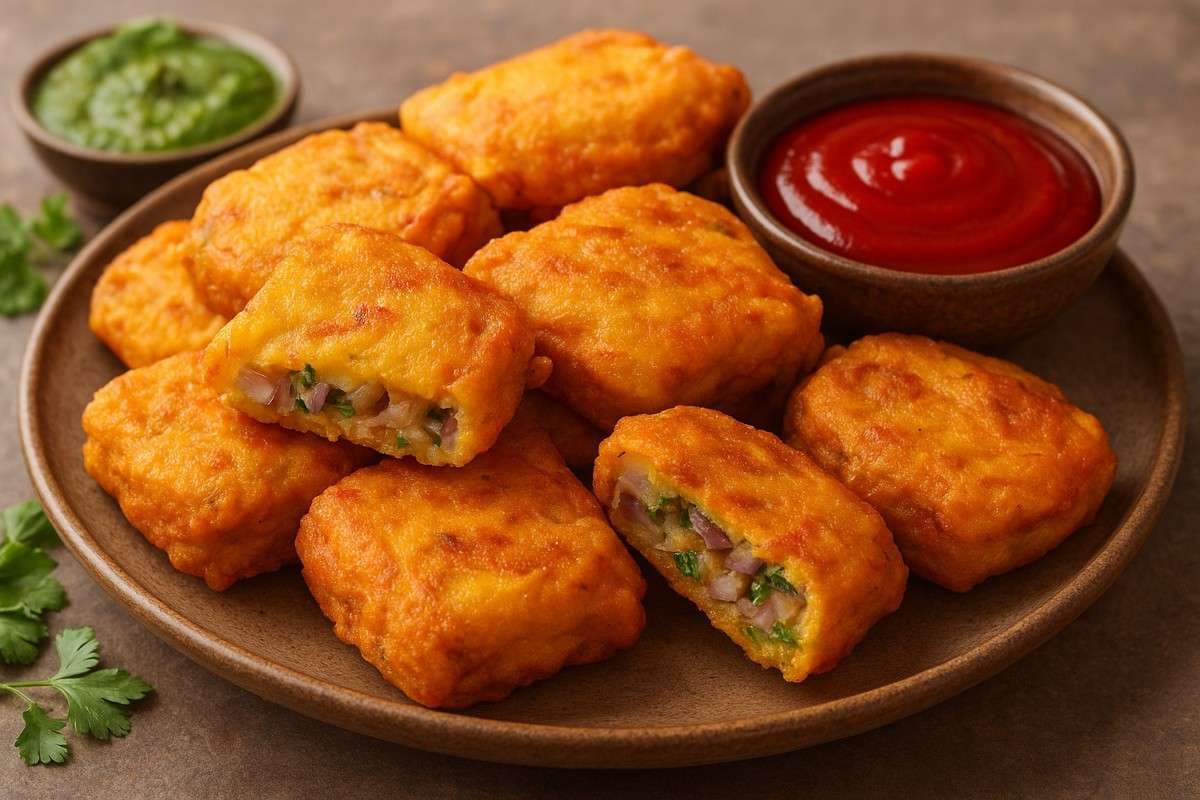 pyaaj bread pakora recipe pyaaj bread pakora recipe