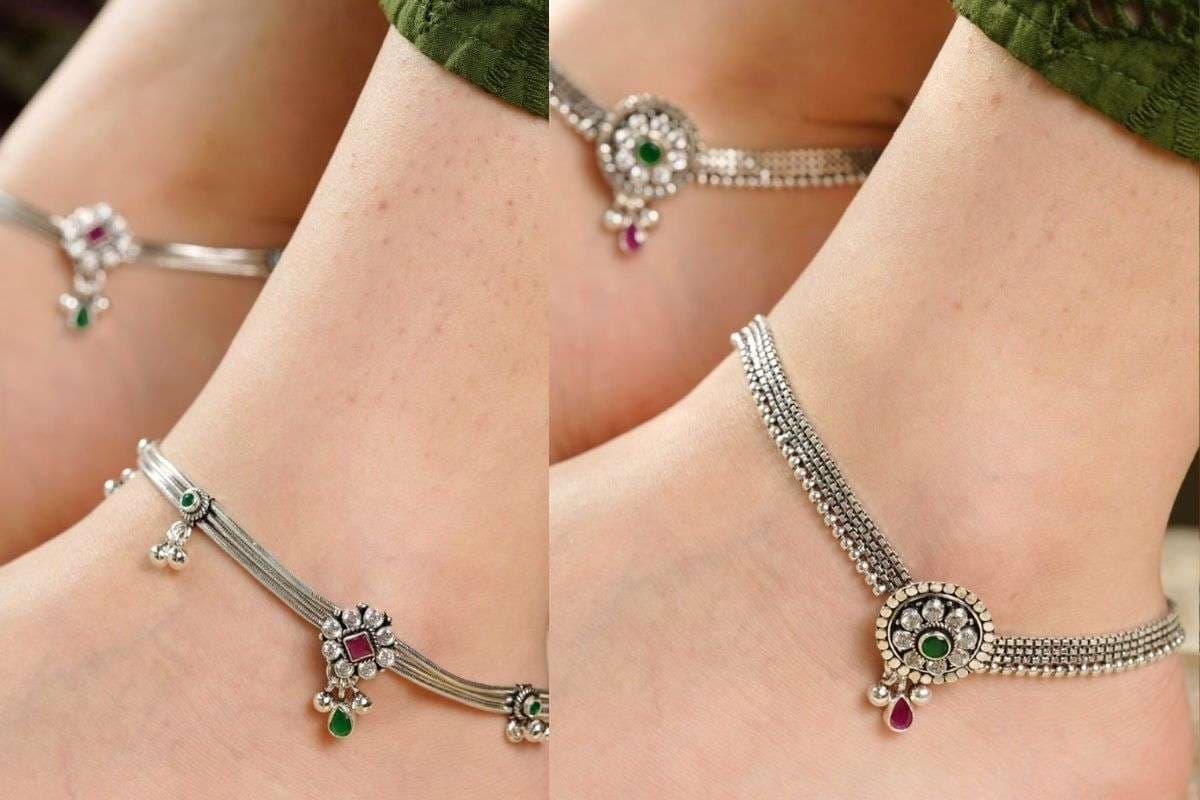 stone payal design