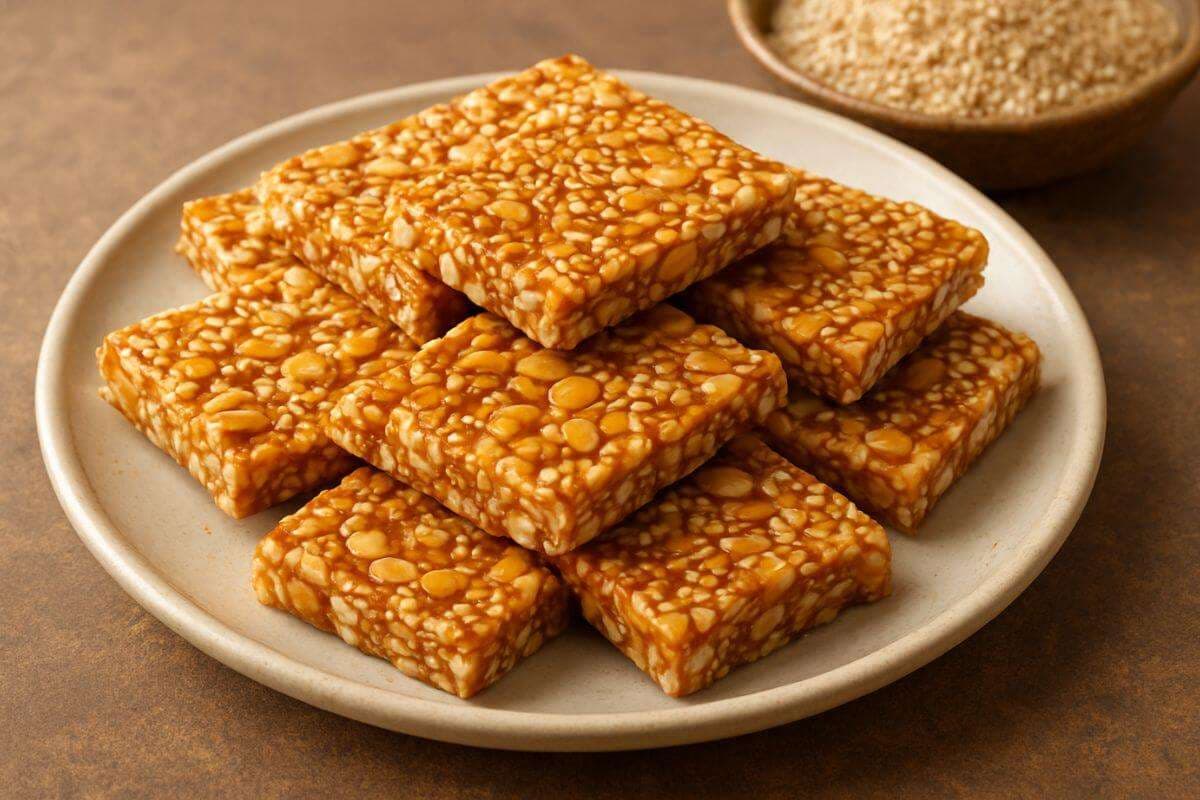 Til Mungfali Gur ki Chikki: सर्दियों में जरूर ट्राई करें गुड़ तिल मूंगफली चिकी, ये है मिनटों में बनने वाली हेल्दी स्नैक