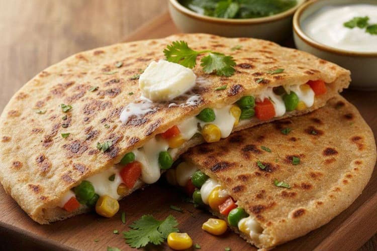 Vegetable Cheese Paratha Recipe: बच्चों के टिफिन में दें टेस्टी वेजिटेबल चीज पराठा, सुबह-सुबह आसानी से करें तैयार