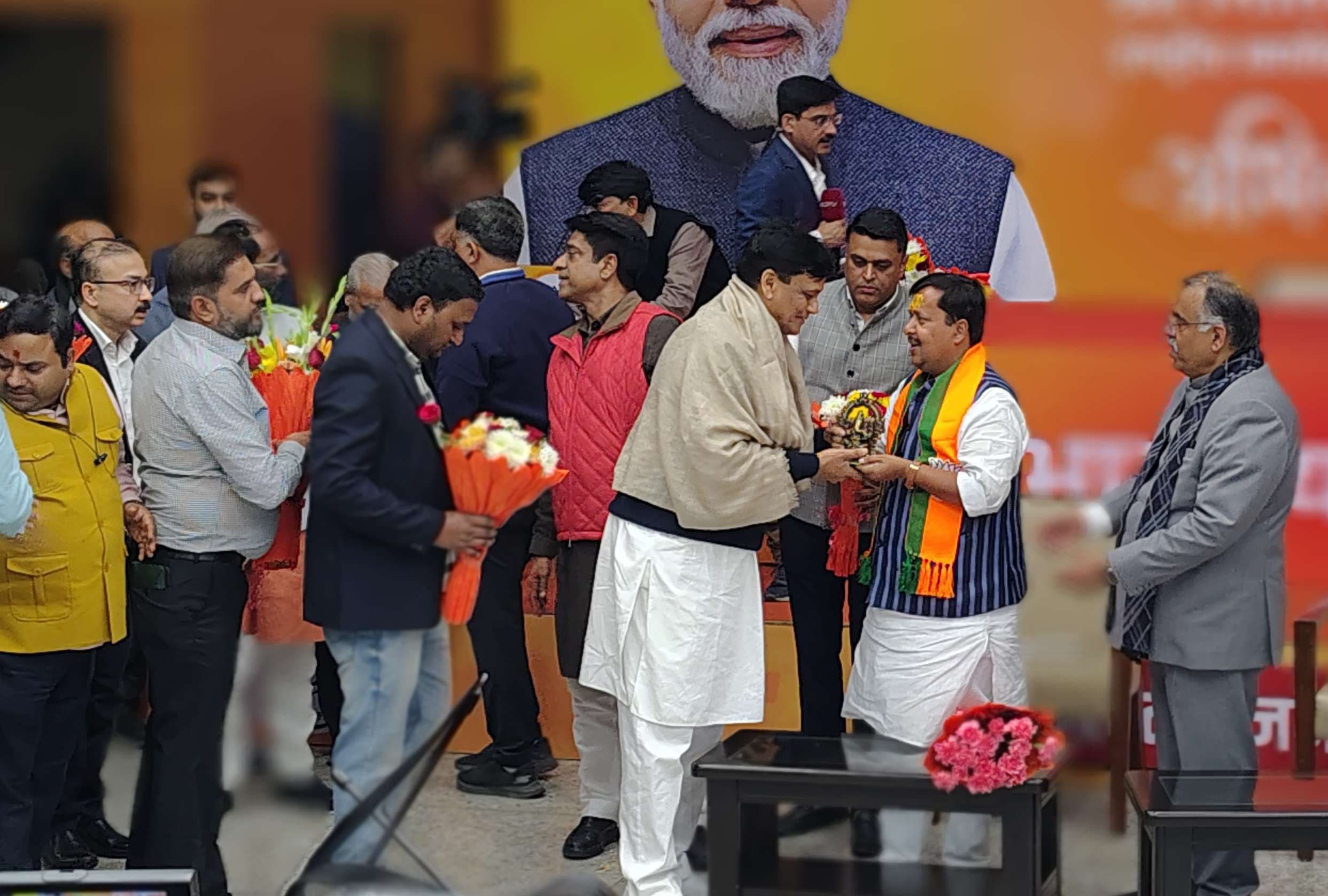 BJP: भाजपा के राष्ट्रीय कार्यकारी अध्यक्ष नितिन नवीन का दिल्ली में हुआ भव्य स्वागत