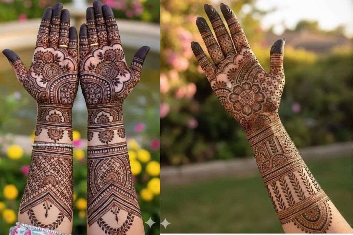 Mehndi Design: दुल्हन की सहेलियां ट्राई करें ये AI मॉडर्न एंड ट्रेंडी मेहंदी डिजाइन, खूबसूरती में लग जाएंगे चार चांद