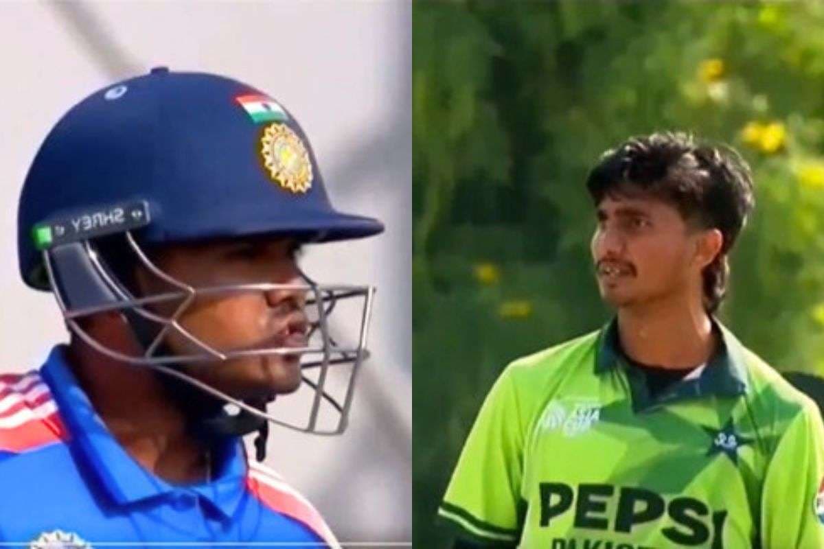 अंडर 19 एशिया कप फाइनल में हाई वोल्टेज ड्रामा, आयुष म्हात्रे से भिड़ा पाकिस्तानी गेंदबाज, Video Viral
