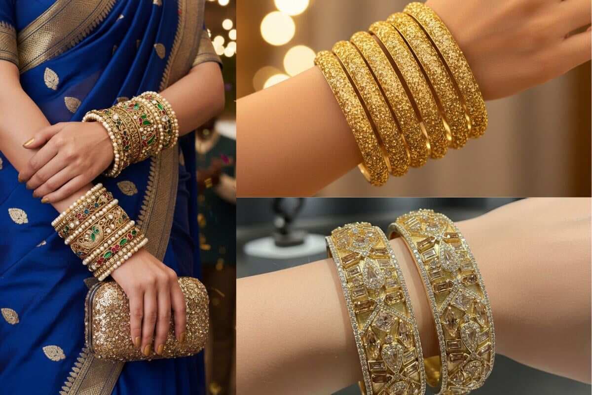 Bangles Design For New Year Party: नए साल की पार्टी के लिए ट्राई करें ये ब्यूटीफुल बैंगल्स डिजाइन