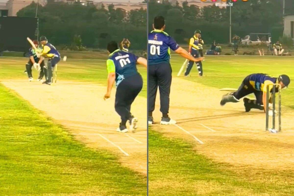 Batsman Crawling Between Wickets