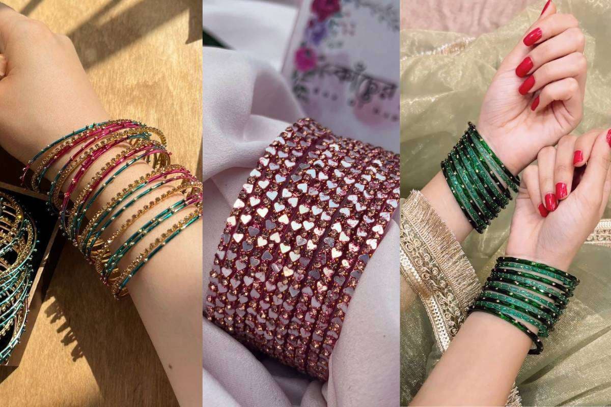 Beautiful Glass Bangles Design: कांच की चूड़ियों में दिख रहा फैशनेबल ट्विस्ट - देखें चूड़ियों के लेटेस्ट डिजाइन