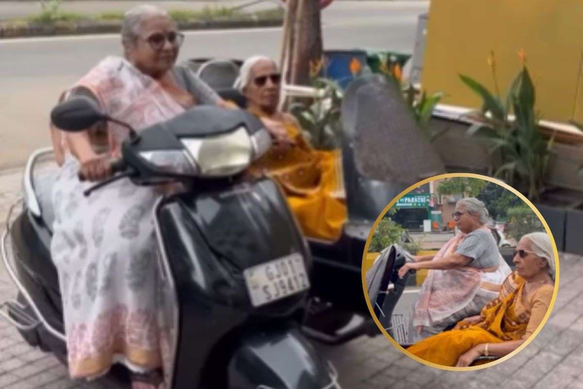 Watch Video : शोले के जय और वीरू लेकिन महिलाएं, ‘बाइकर दादियां’ सोशल मीडिया पर छाईं