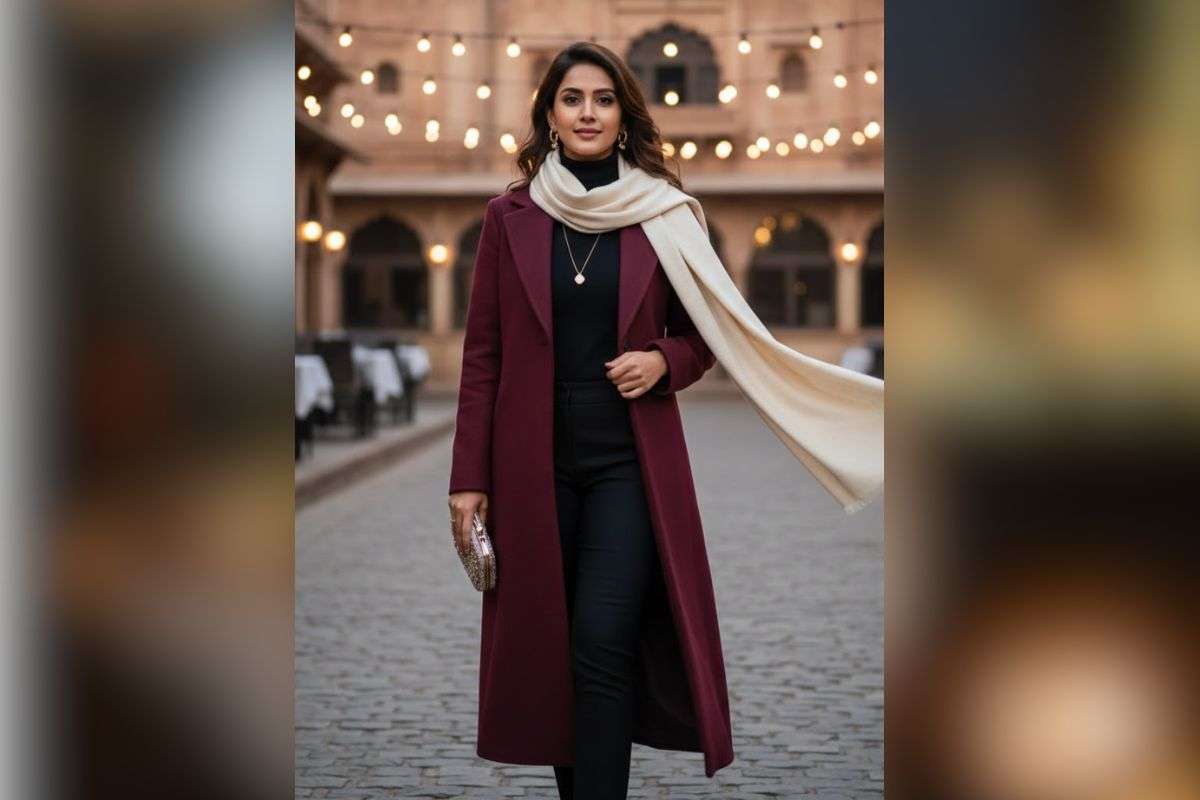 Coat And Scarf
