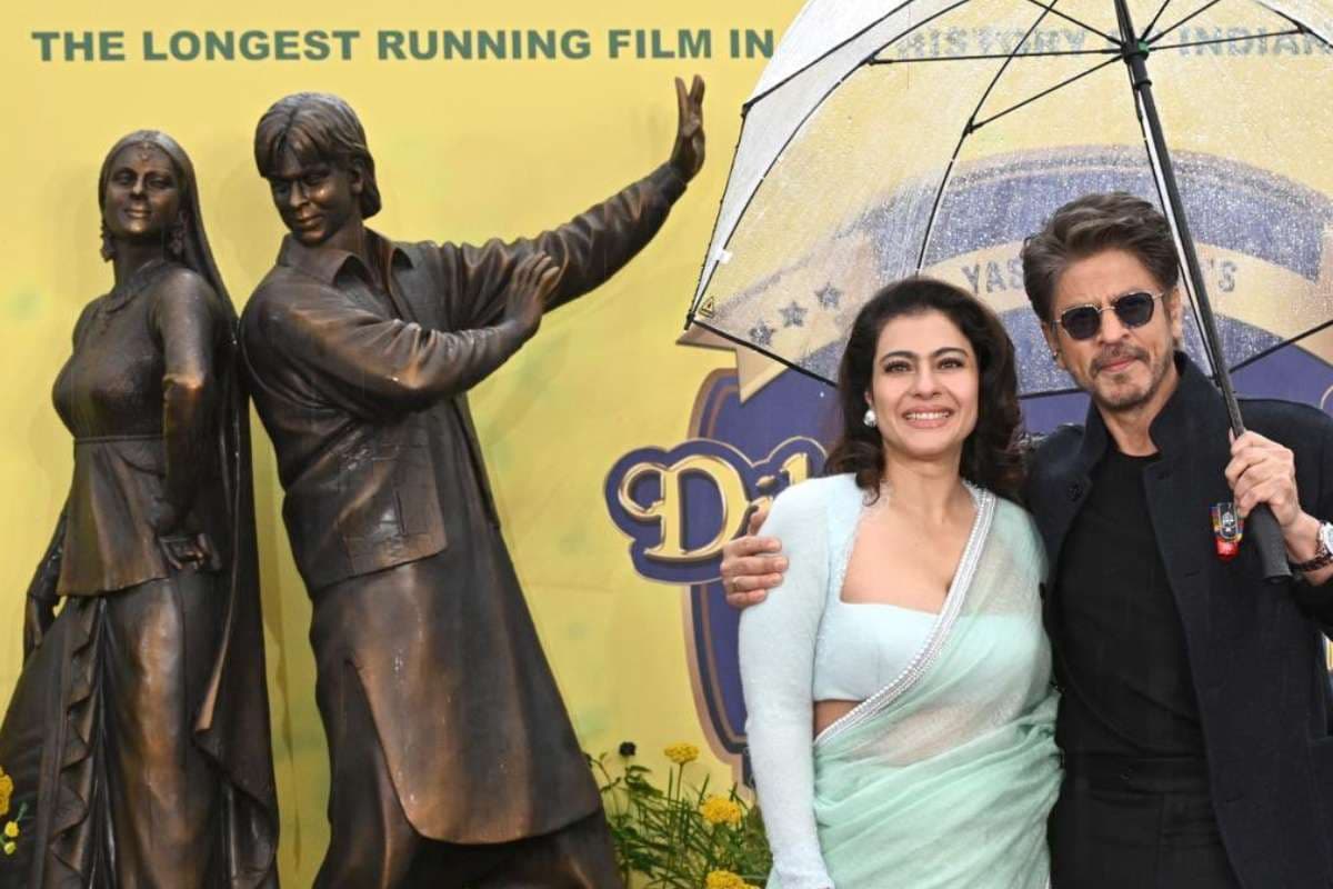 DDLJ Statue London: 'पूरे लंदन को रोक दो राज-सिमरन के लिए', शाहरुख और काजोल के लिए गौरव का क्षण
